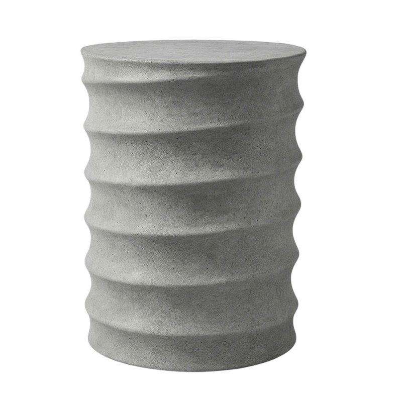 Hanaya Concrete Accent Stool