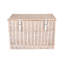 24" Wicker Chest Hamper Basket