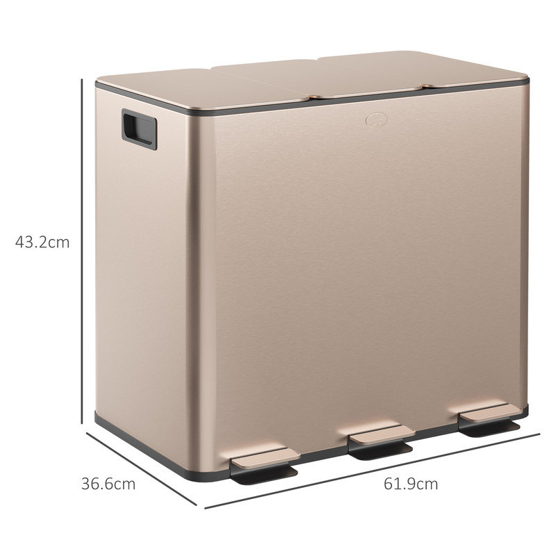 Stainless Steel Kitchen Trash Can