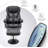 Alyan Recliner with Ottoman, Reclining Chair with Massage, 360 Swivel Chairs, Faux Leather-1127938364