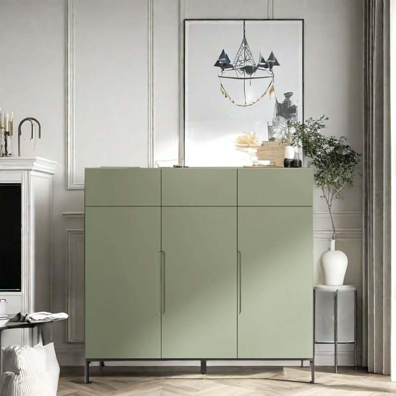 Armoire de rangement pour chaussures 24 paires Minimalist, Vert