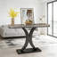 Console compacte, table de vestibule de style industriel moderne, table de canapé robuste