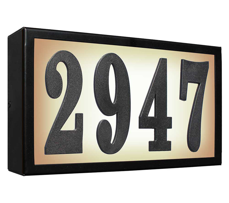 Serrano Rectangle Wall Plaque, Black
