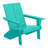Modern Poly Adirondack Chair With Ottoman-2005742400