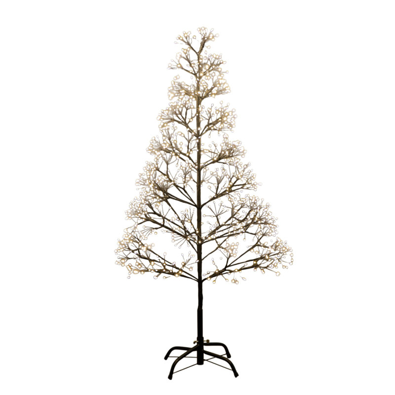 Arbre étoilé d'Halloween 4 pi pré-éclairé
