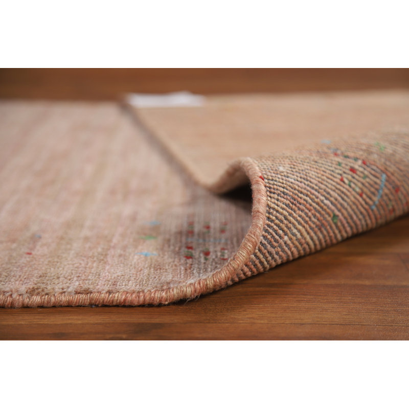 Tapis de style indien fait à la main en laine Gabbeh 3 x 10