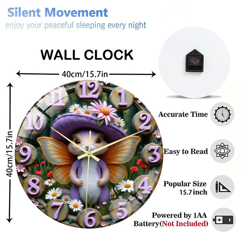 Horloge murale 16 po