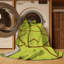 Machine Washable Trellis Green Area Rug-370953629