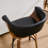 Modern Upholstered 26'' Swivel Wood Counter Stools-119858580-122289454