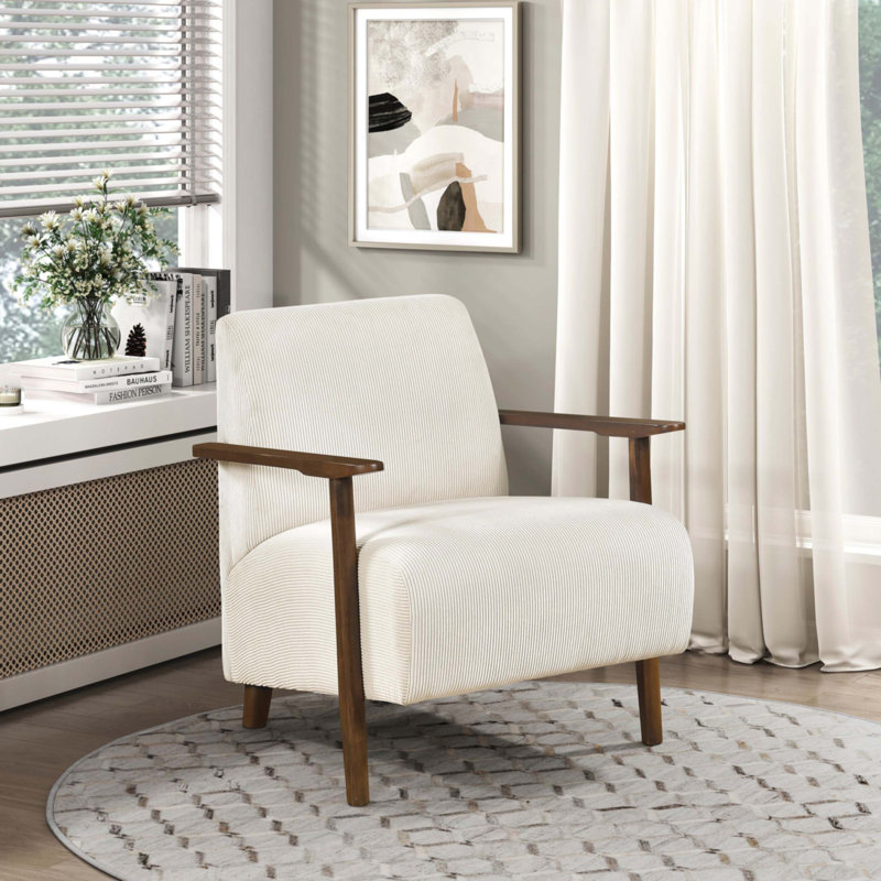 Chaise d'appoint de conception moderne, Beige