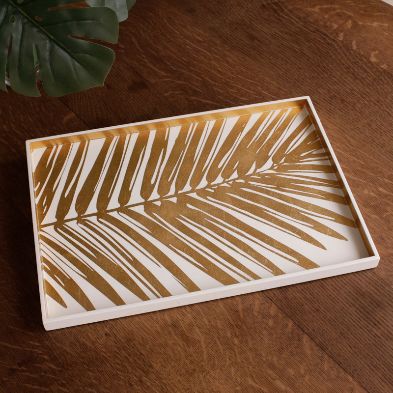 Indochine Decorative Tray, 19.75" W x 13.75" D x 1" H