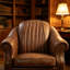 Chaise en cuir Brancaster Retro