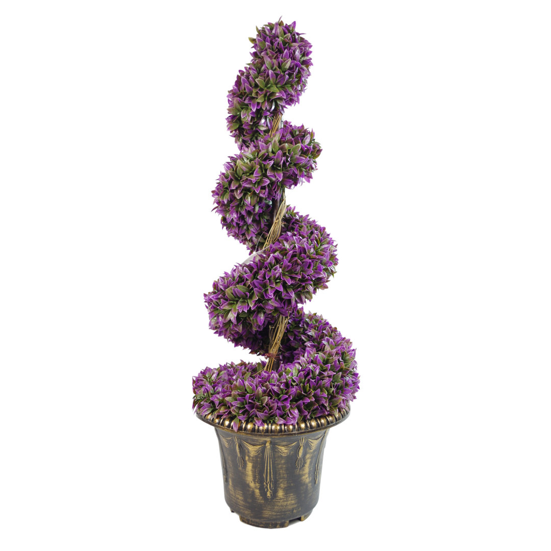 90cm Faux Boxwood Topiary in Pot Liner