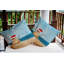 Housse et insert de coussin d'extérieur carré en polyester de polyester Coastal Christmas-18014568