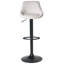 Swivel Upholstered Adjustable Height Bar Stool-419704023