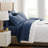 Southshore Fine Linens Southshore Basics Sheet Set in Light Blue, 100 GSM Double-Brushed Microfiber 16 Inch Deep Pocket Bedding with 1 Fitted Sheet, 1 Flat Sheet and 4 Pillowcases, Queen-1623684483-1623684489