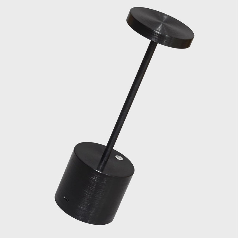 Lampe de bureau Angilique, Or, H 10,25 po x l 3,15 po x P 3,15 po