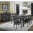 Schoenberg Upholstered Ladder Back Side Chair in Warm Gray/Black