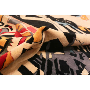 Nazmiyal Collection Modern Jean Michel Basquiat Inspired Artistic Rug ...