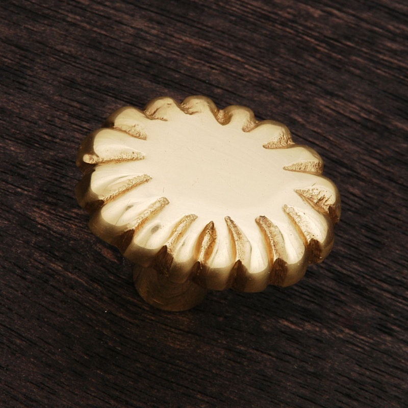 CK Series Knob, Polished Brass