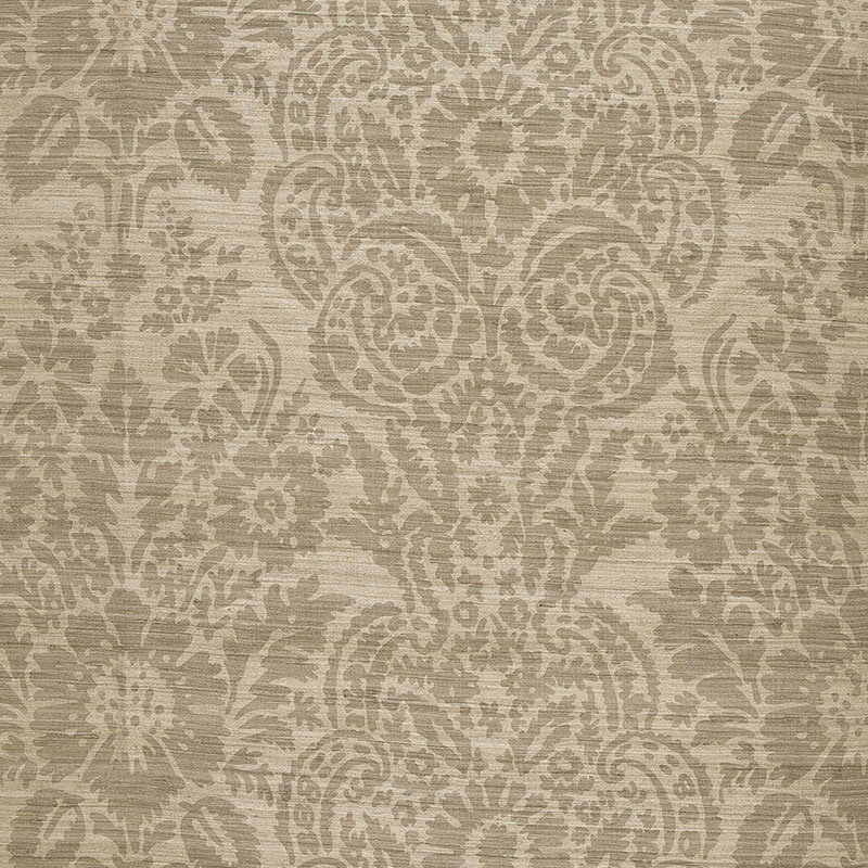 Malay Damask Print Fabric, Chanterelle