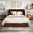 Arrisson Murphy Bed Chest with 6" Mattress, Storage & Built-in Charger-390979047
