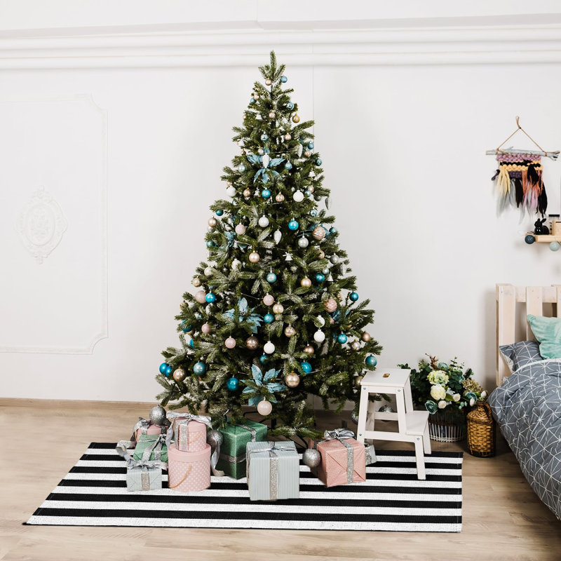 Striped Cecelia | 3' x 5' | Black & White
