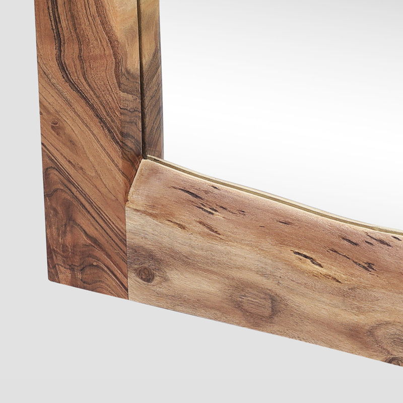 Miroir mural en bois massif Beames