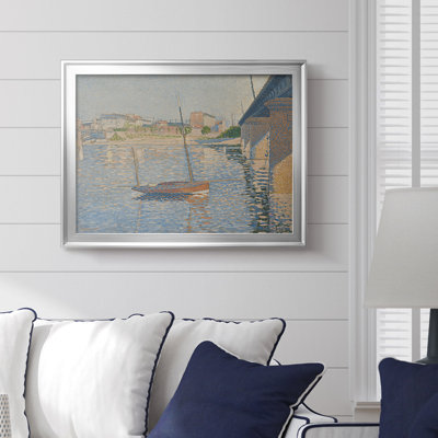 La seine à Asnières (Opus 155) - Paul Signac - Toile tendue avec châssis, 1887