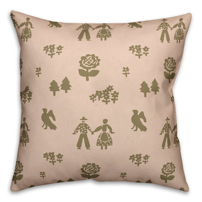 Coussin Folk Forest