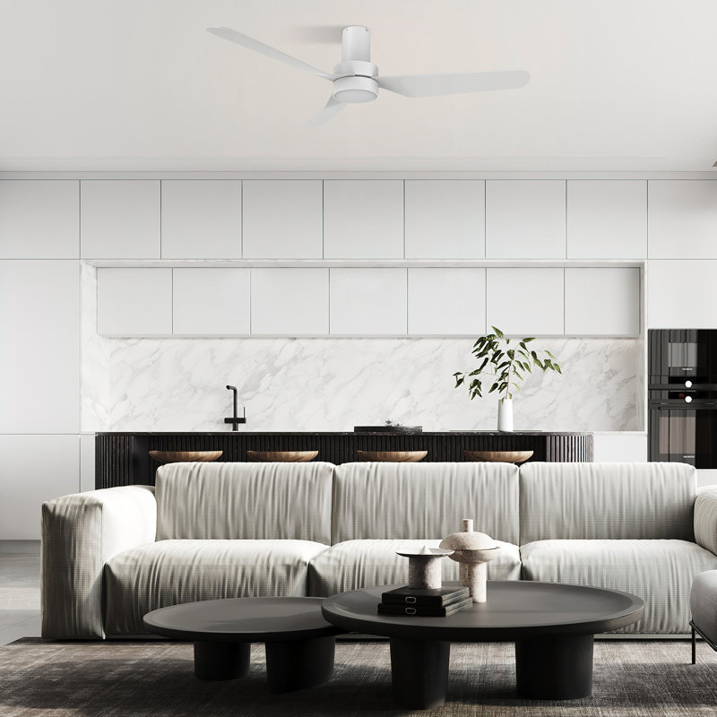 Madrid 52'' Smart Ceiling Fan with Remote, Light Kit Included,Works with Google Assistant and Amazon Alexa,Siri Shortcut.