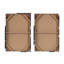 Paire de tons abstraits