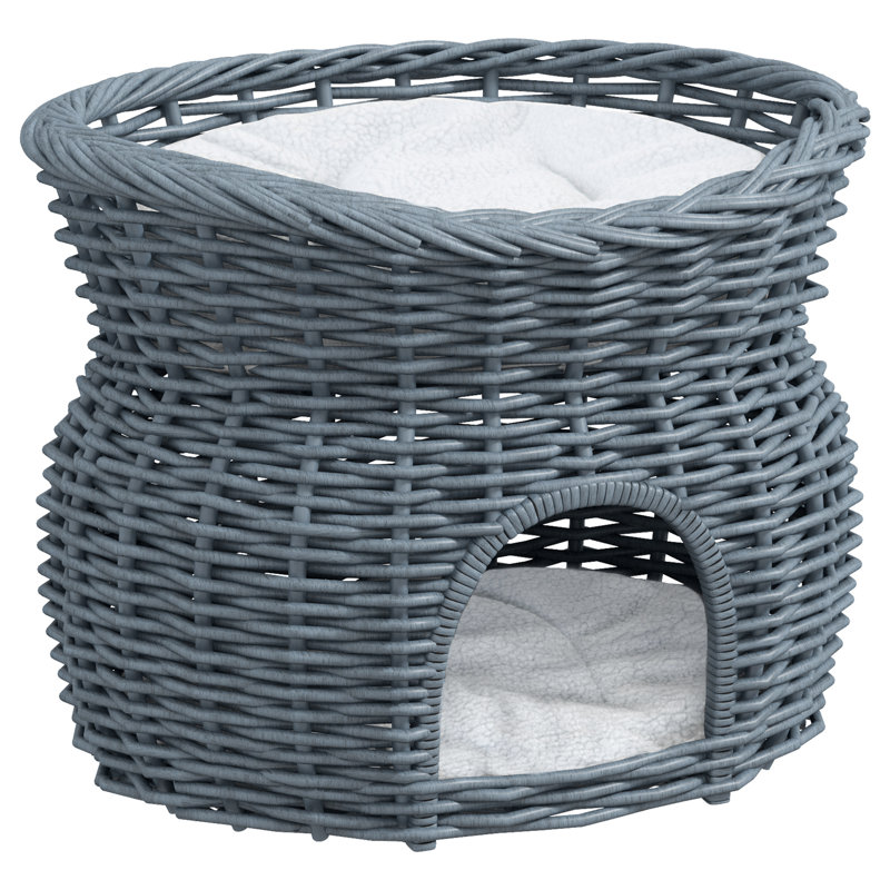 Velvet Elevated Pet Bed
