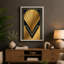 Sunburst Art Deco - Wrapped Canvas-2025392152-2025392157
