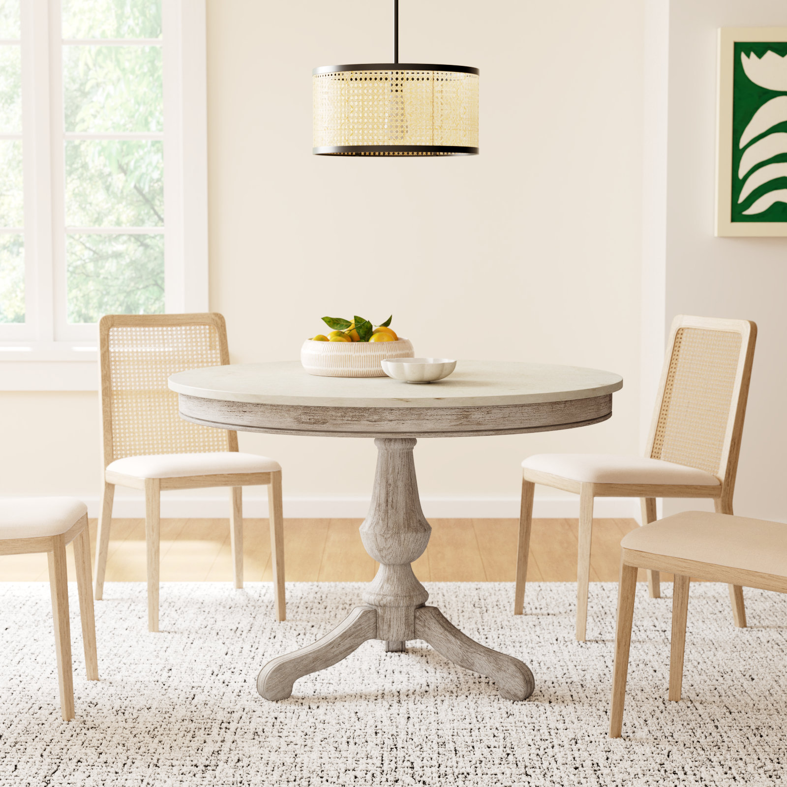 Aberdale 44" Dining Table, Gray