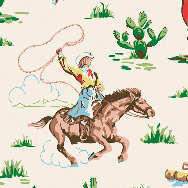 Cath Kidston Cowgirls Pink, Off White