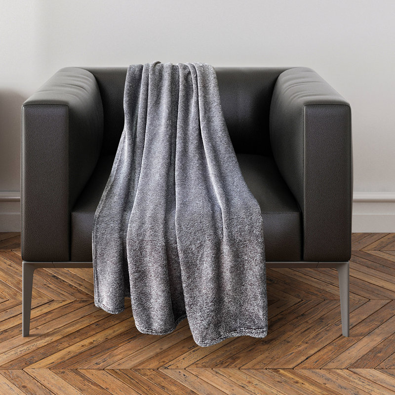 Laney Plush Throw Brown, Brown