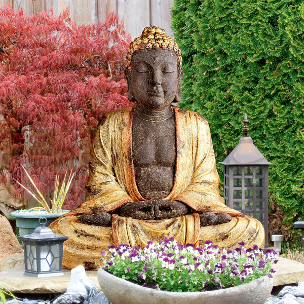 Mistana™ Statue de petit bouddha tranquille Espada et Commentaires -  Wayfair Canada