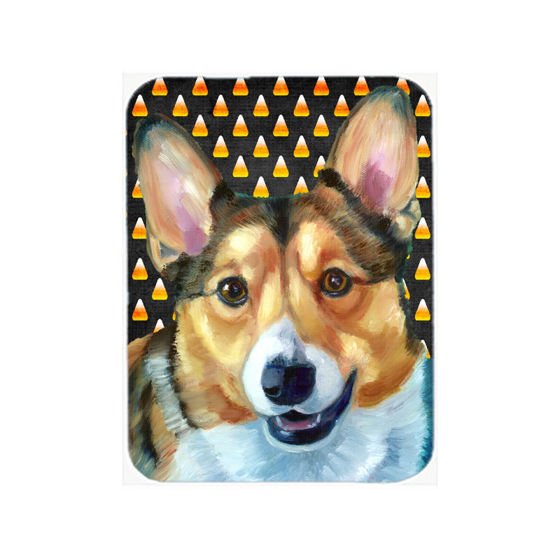 Planche à découper en verre caroline trésors corgi Halloween Candy Corn