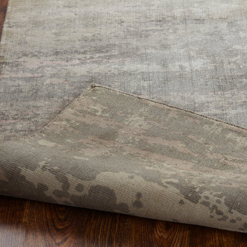 Eclectic Area Rug in Gray, Rectangle 2' x 3'