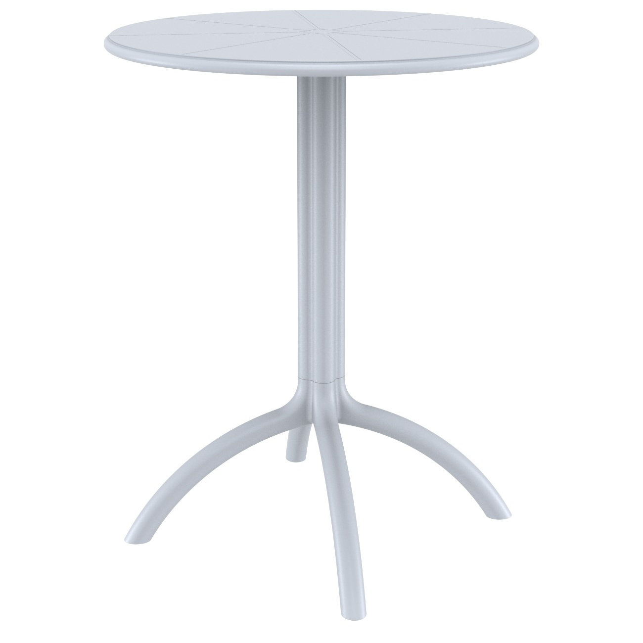 Jacinta 24" Patio Bistro Set, Silver Gray