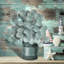 Glittered 22" Seashell Spray-53782208