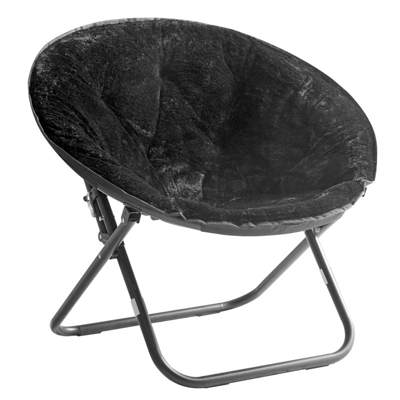 Giles Papasan Chair, Black, Black