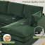  Canapé modulaire modulaire avec méridienne, Coussin double couche profond et confortable-128968749-128968748
