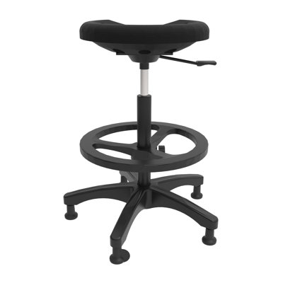 Adjustable Height Ergonomic Lab Stool