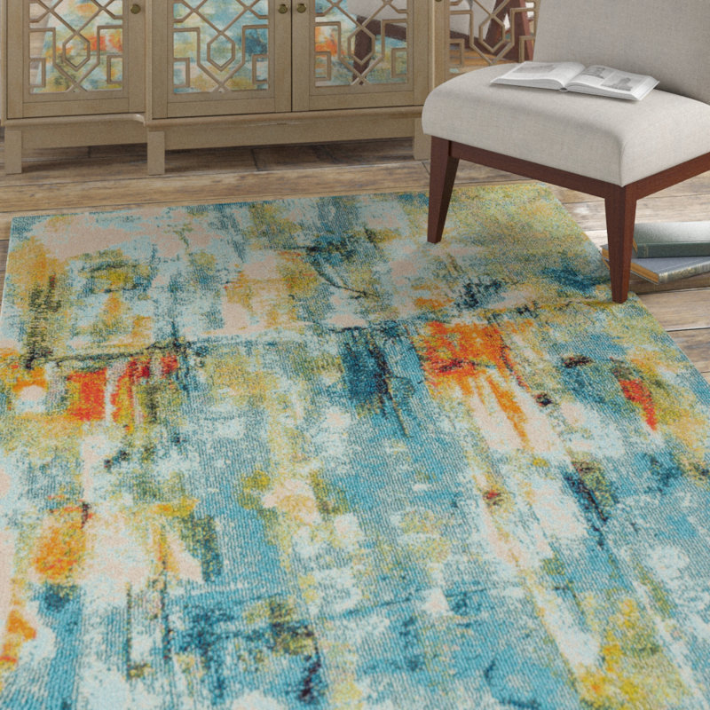 Gerard Abstract Area Rug, Rectangle 160 x 231cm