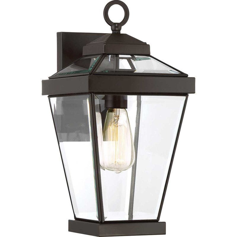 Guilbert Bronze Outdoor Wall Lantern, 41.2cm H x 20.3cm W