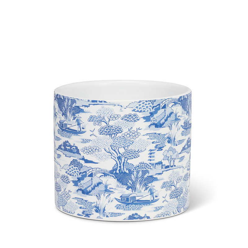 Pot à fleurs en céramique Gunars, H 5 po x l 4,5 po x P 4 po