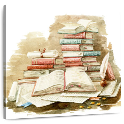 Écriture de vieux livres