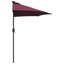 Garden Parasol Polyester and Steel Outdoor Umbrella Patio Sunshade-143755306-143755308